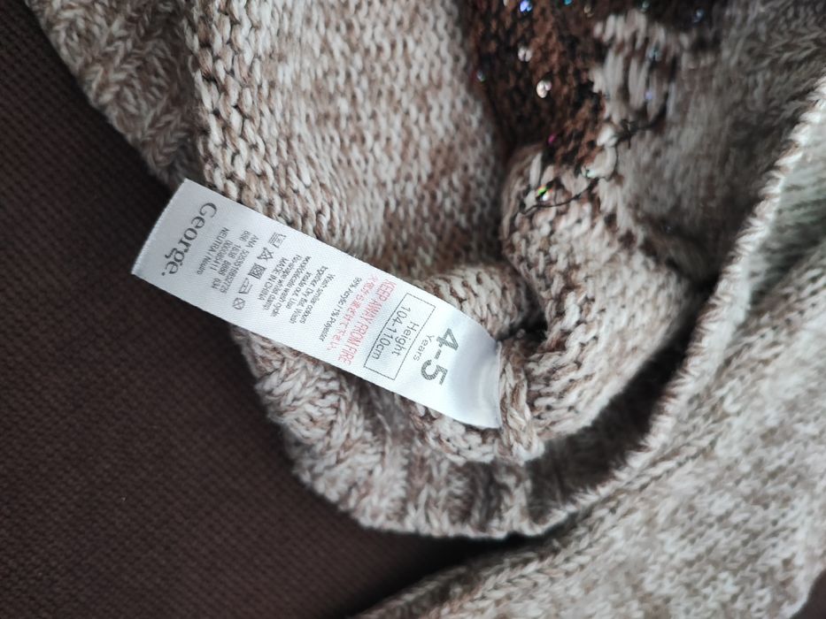 Sweterek świąteczny 4-5 lat