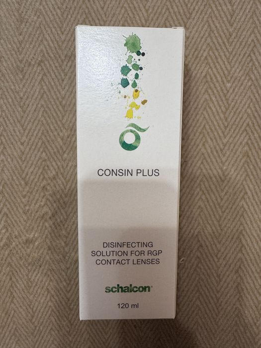 Розчин для жорстких газопроникних лінз Consin Plus 120 мл.