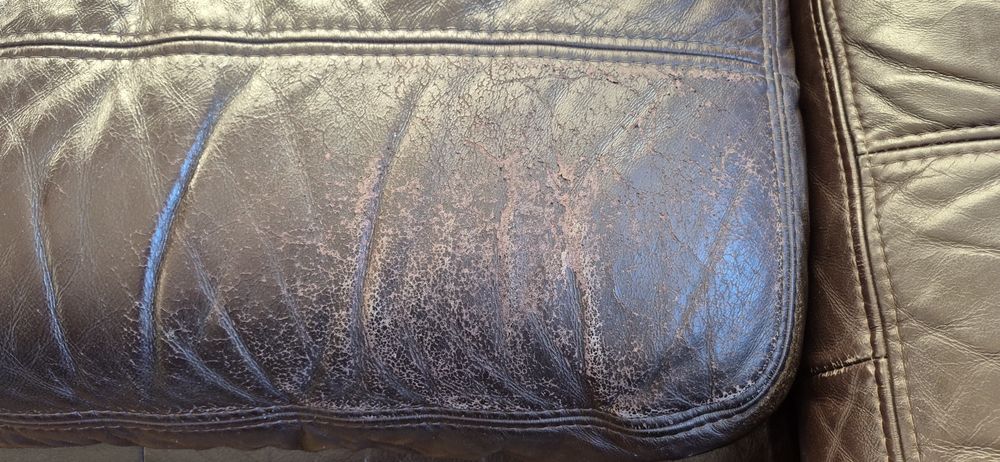 Narożnik Helvetia Furniture prawy, skóra naturalna