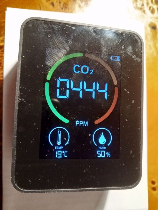 Wewnętrzny przenośny detektor CO2 Wielofunkcyjny termohigrometr Domowy