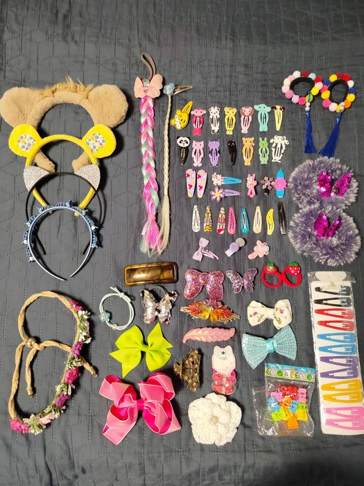 Заколки обручи банты