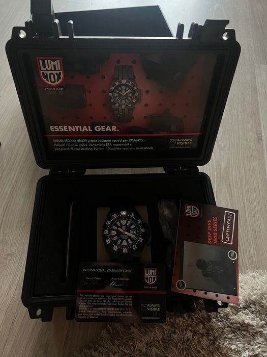Luminox Deep Dive Automatic 1500 Series, новые, полный комплект