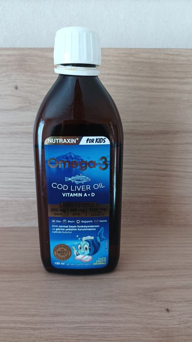 Omega-3 Nutraxin  
У сиропі
Залишок десь трохи більше 3/4 флакона