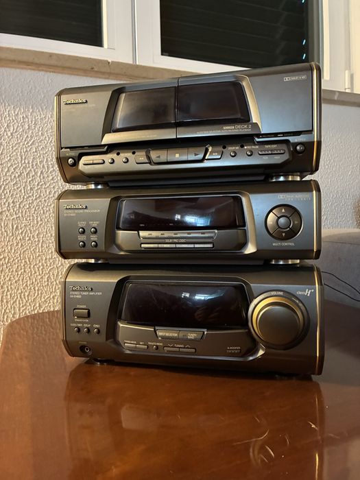 Technics SH-EH600  Sistema Completo 4 Módulos e 5 Colunas