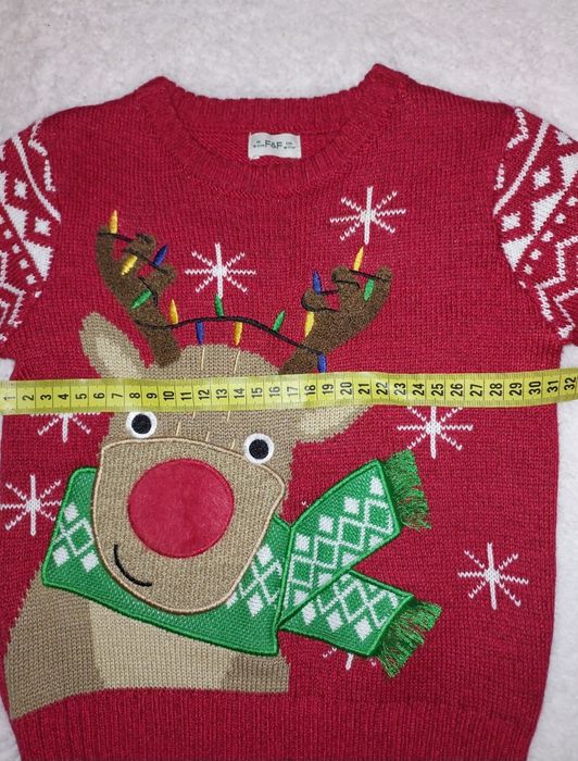 Детский новогодний свитер