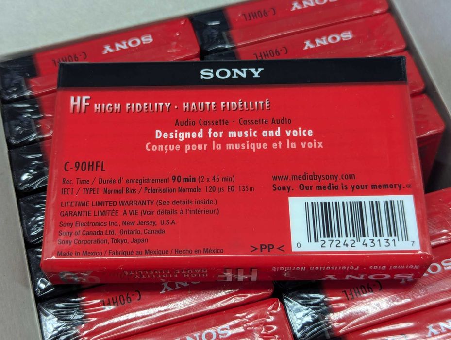 SONY HF90 Аудіокасети аудио кассеты пак 16 штук SONY HF90  USA
