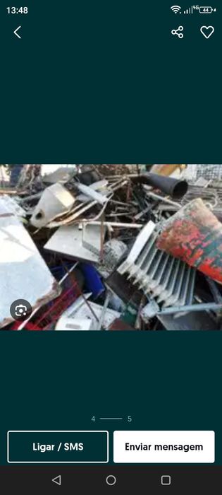 Garagem anexo recheios acumulação mudanças etc
