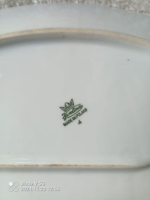Polmisek patera duzy talerz porcelana Karolina