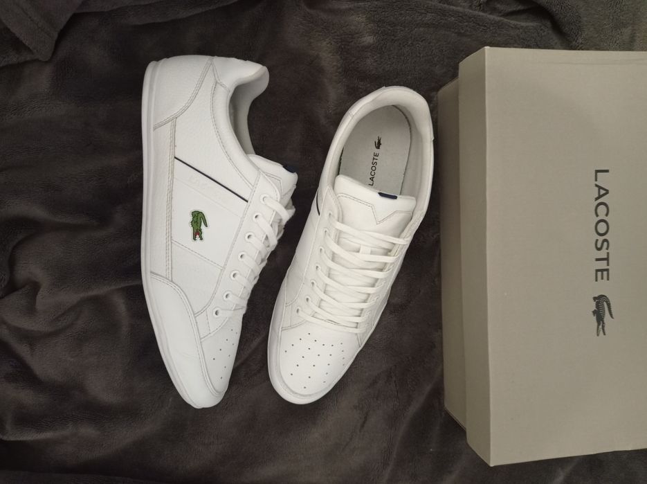Buty Lacoste Chaymon rozmiar 45 skóra białe skórzane j Nowe męskie 29