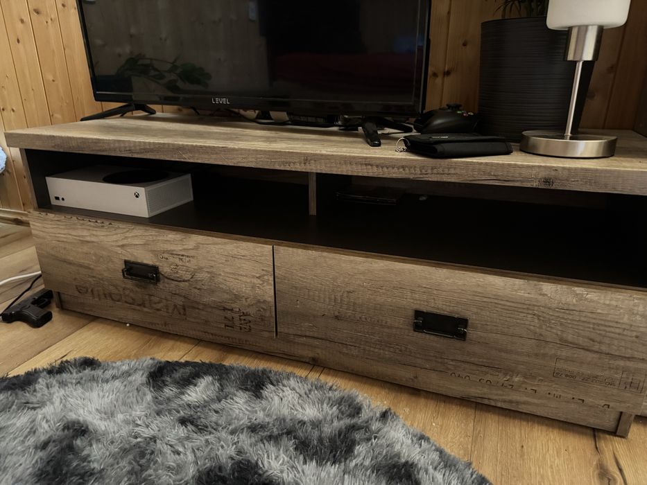 Zestaw mebli Black Red White MALCOLM