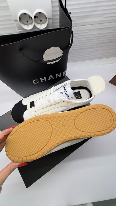 Кросівки Chanel Люкс якість, Натуральна шкіра на 24 см