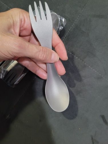 Титановая ложка /вилка для туризма
