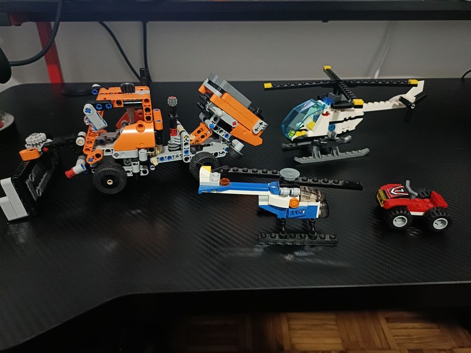 Conjunto de legos 30471 60131 42060 duplo e moto 4