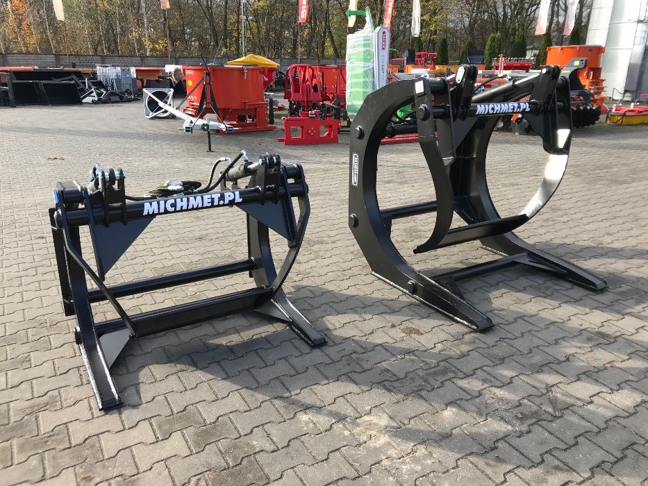 Chwytak do drzewa XXL JCB Atlas Kramer CAT Weidemann MANITOU BOBCAT PL