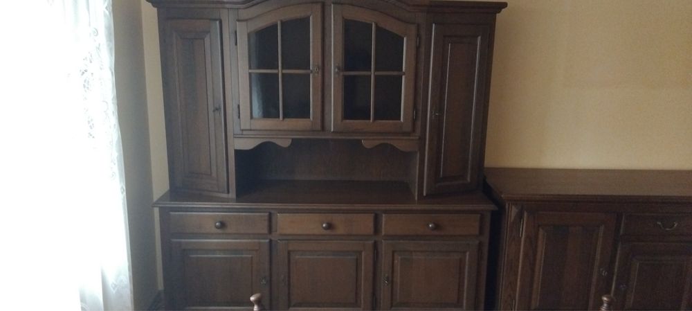 Regał kredens dębowy