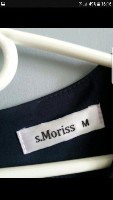 Granatowa sukienka na wesele na studniówkę M S
