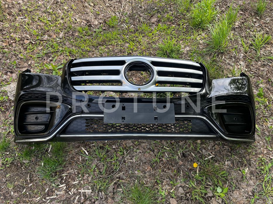 Бампер передний оригинал AMG Mercedes GLS X167 W167 решетка рестайлинг