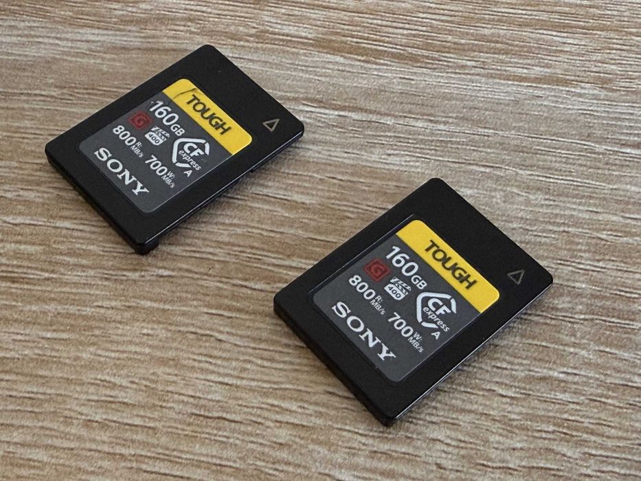 2x Sony TOUGH CFexpress Type A 160GB CEA-G160T