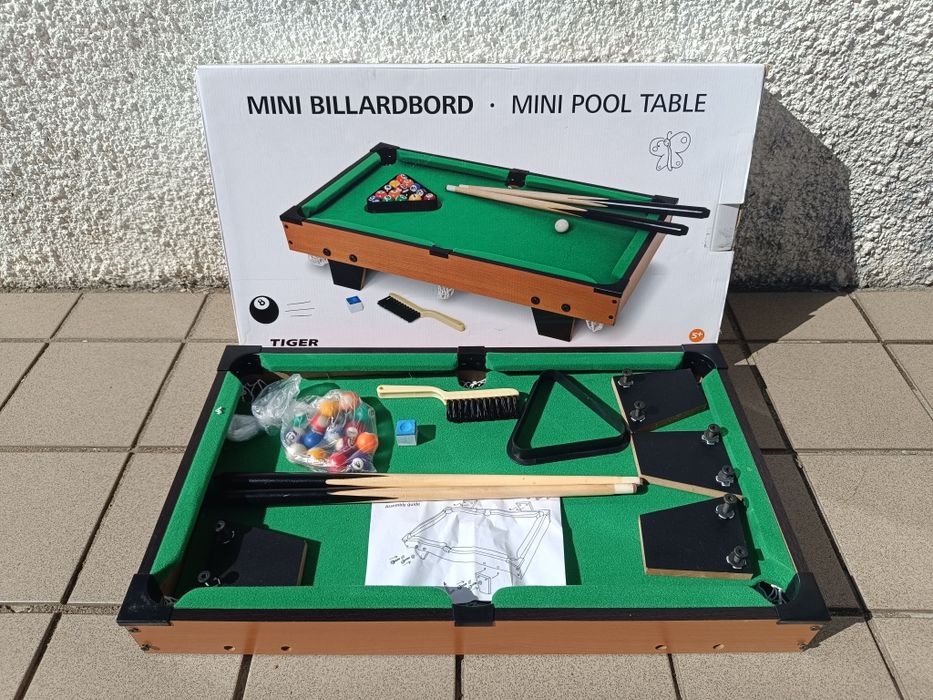 Mini Mesa de Bilhar 64cm x 15cm x 36,5cm - NOVA/EMBALADA