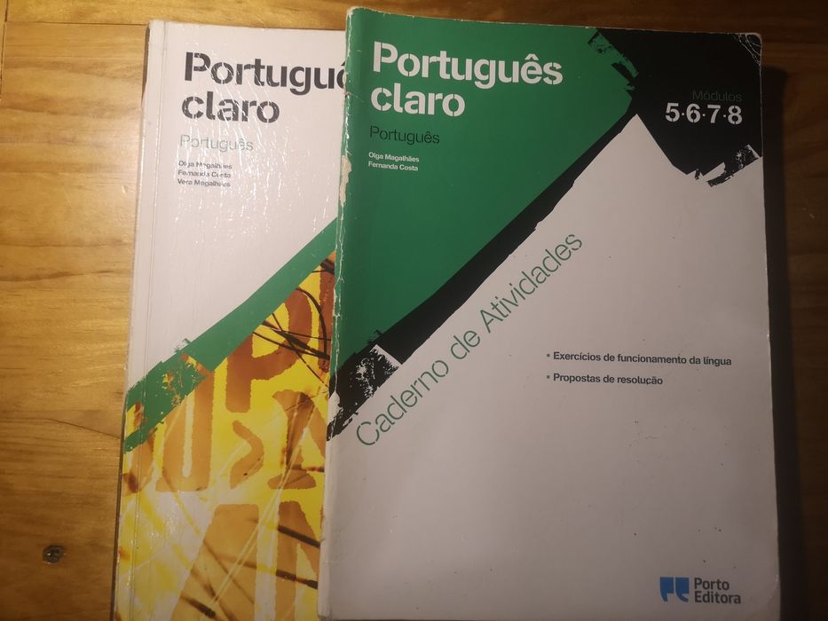 Livros +  Caderno de Exercícios de PorguePortuguês Claro