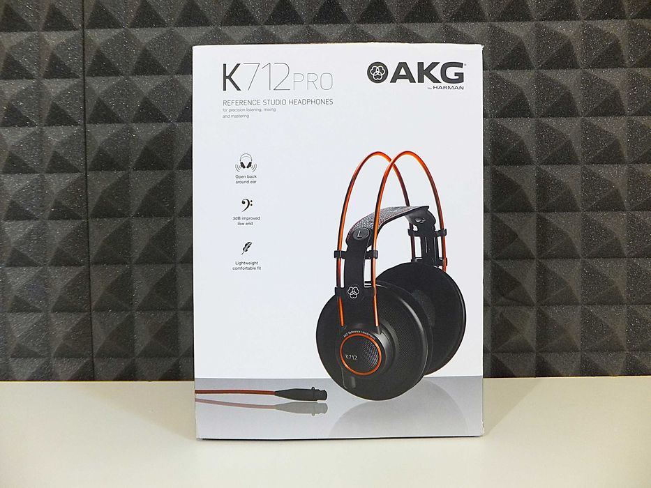 Słuchawki wokółuszne przewodowe AKG K712 PRO