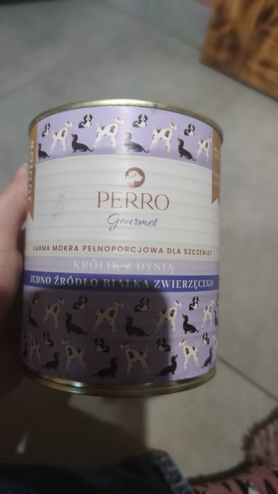 Karma mokra perro królik szczeniak