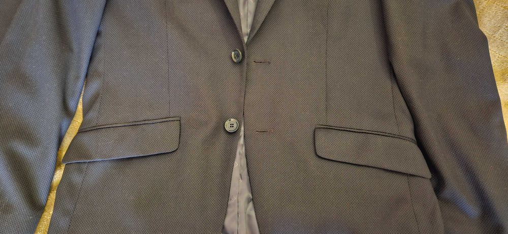 Garnitur męski ciemny granat 170-175 cm