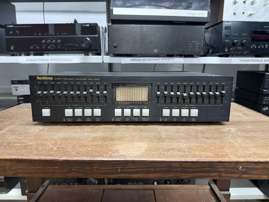 ‼️Renkforce HVEA-8700 - Uszkodzony korektor graficzny, Equalizer, Audio Room