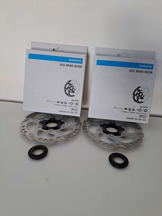 Discos shimano 105 Novos - center lock