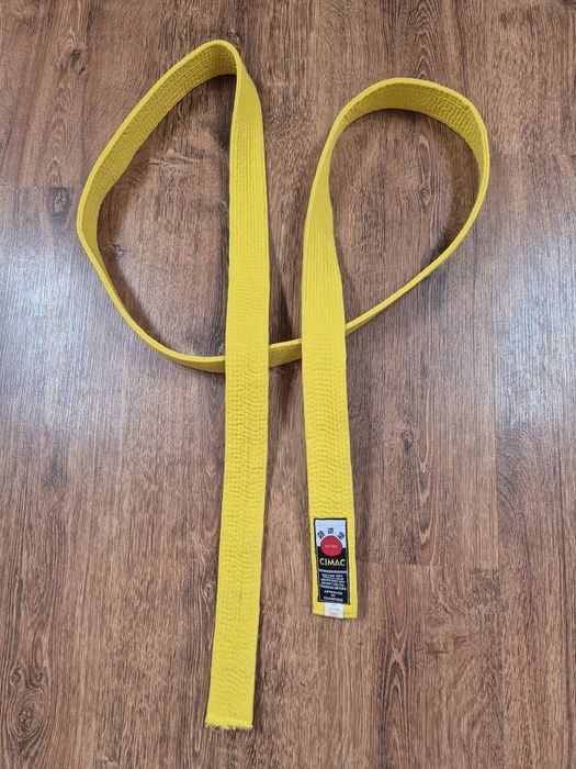 Pas Karate/Judo/Taekwondo Żółty CIMAC 280cm