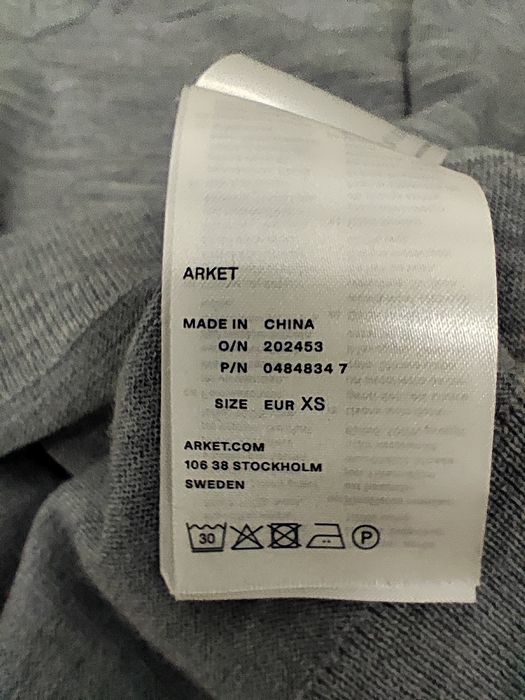 Sweter Arket XS merino wool