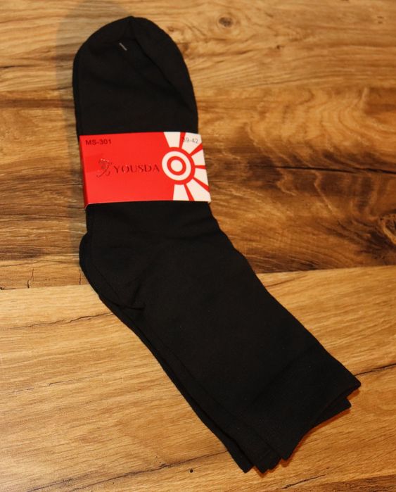 Skarpety Czarne 39-42 Komplet 3 pary