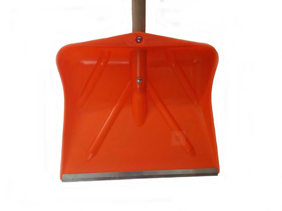 Łopata do śniegu KWAZAR oryginalna solidna uniwersalna pomarańczowa