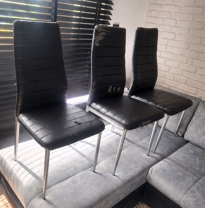 3 krzesła do jadalni