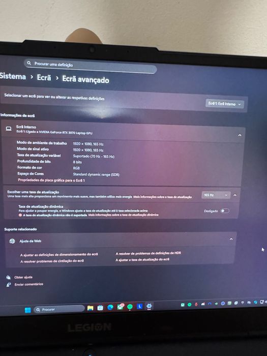 Lenovo Legion 5 15ITH6H – Alto Desempenho para Gaming e Trabalho