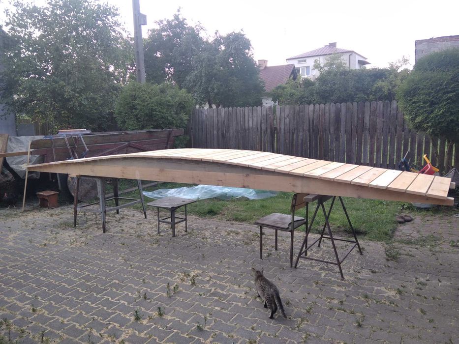 Kładka most drewniany 6 metrów