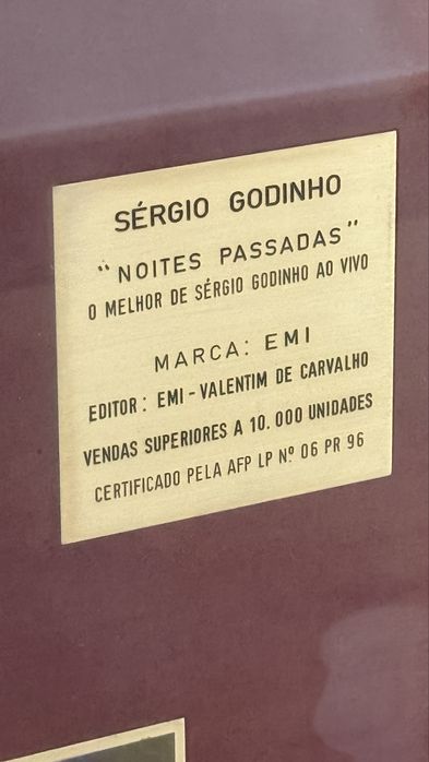 MUITO RARO cds Ouro e Prata  Sergio Godinho e Luis Represas