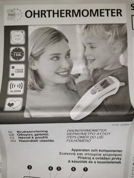Termómetro digital infravermelhos Happy Life