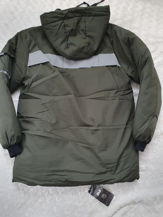 Нова тепла куртка пуфер для хлопця розмір 158-164 колір ХАКІ