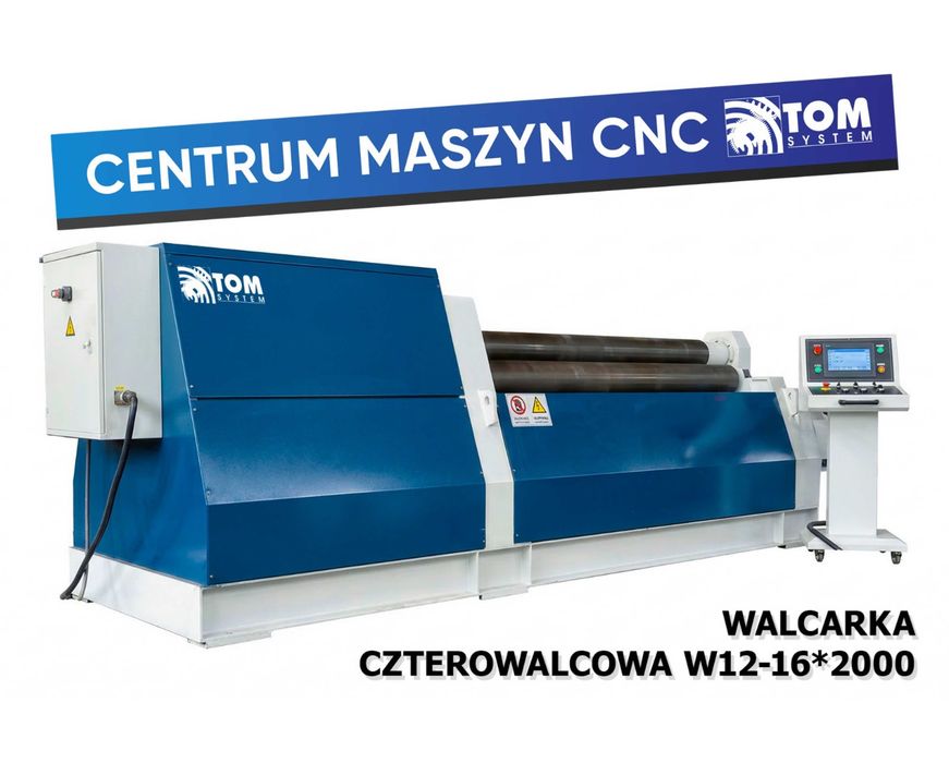 Walcarka Czterowalcowa W12-16x2000 - grubość 16mm szerokość 2000mm