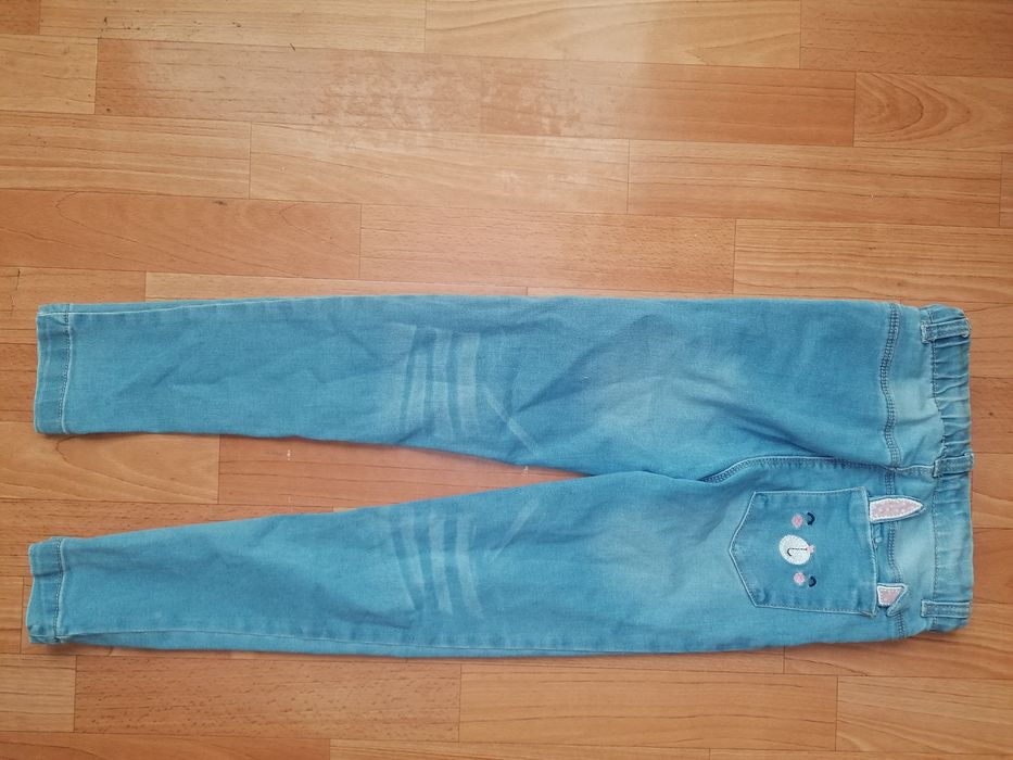 Bluzka Spodnie 134 jeans dziewczynka