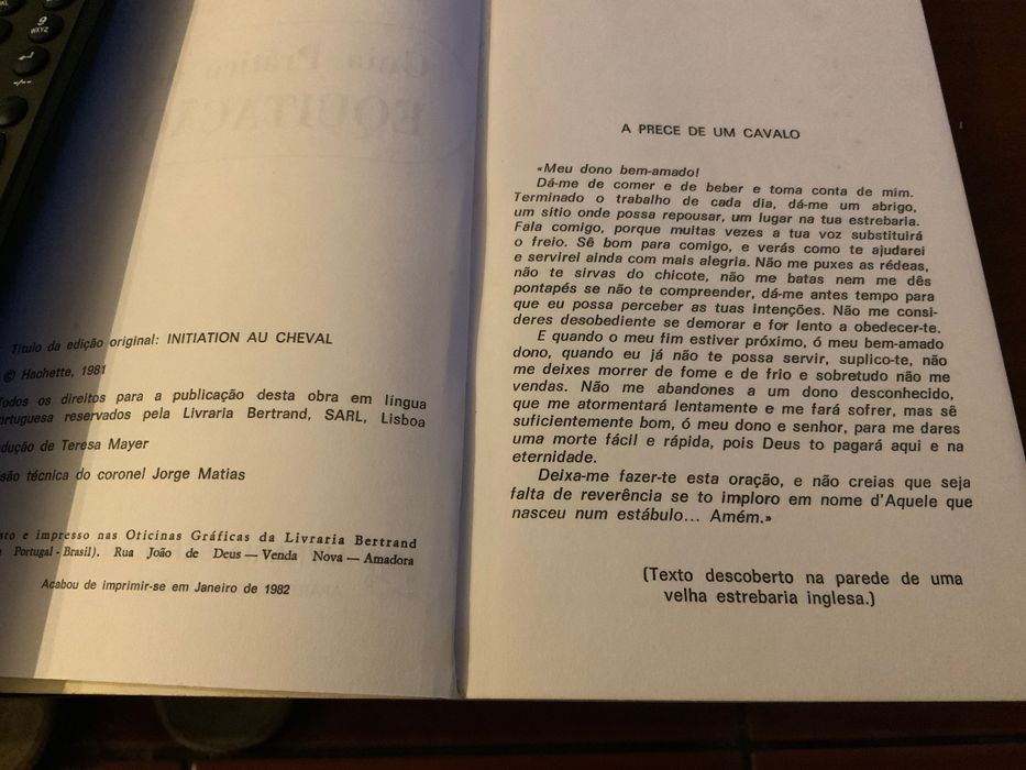 1981 - Guia Pratico de Equitacao - Livraria Bertrand