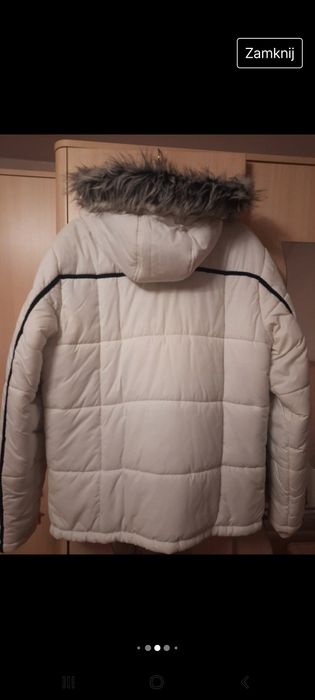 Kurtka biała męska L SMOG