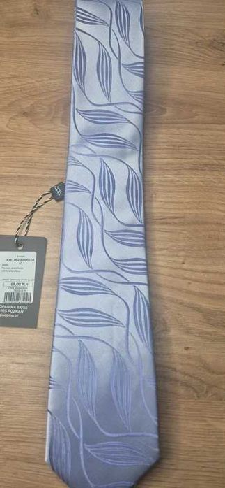 Lawendowy krawat giacomo conti