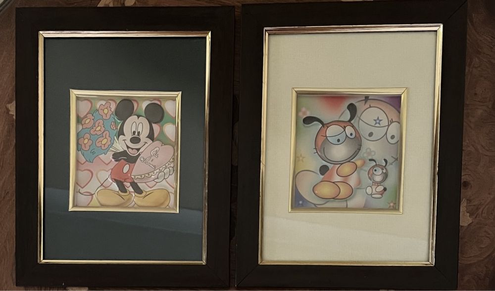 Obrazki dla dzieci. Vinatge. Lata 60. Disney Myszka Mikki