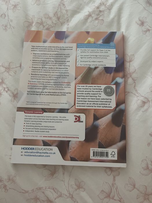 Mathematics Probability & Statistics 1 for Cambridge AS & A Level