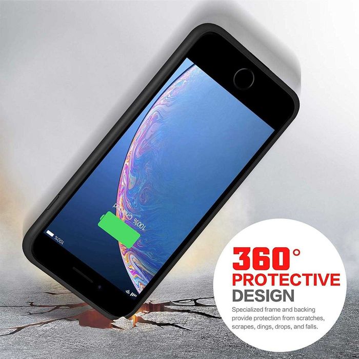 iPosible etui z baterią do iPhone 6/6s/7/8 Plus powerbank 8500mAh case