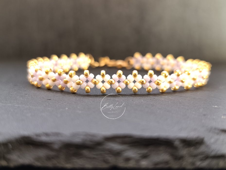 Bransoletka z koralików miyuki - handmade