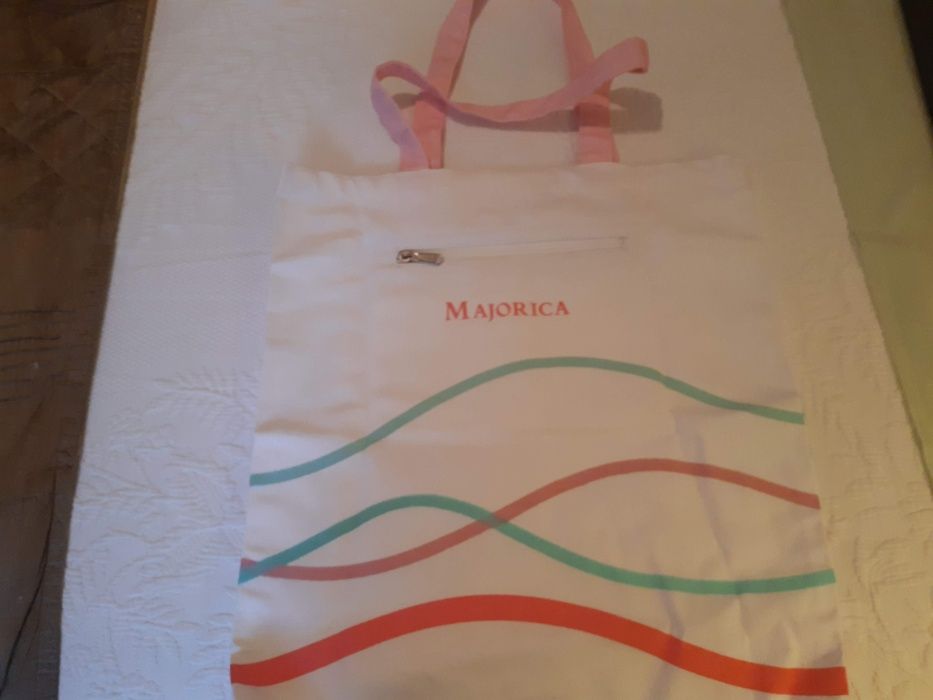 Saco algodão, totebag, Majorica, NOVO