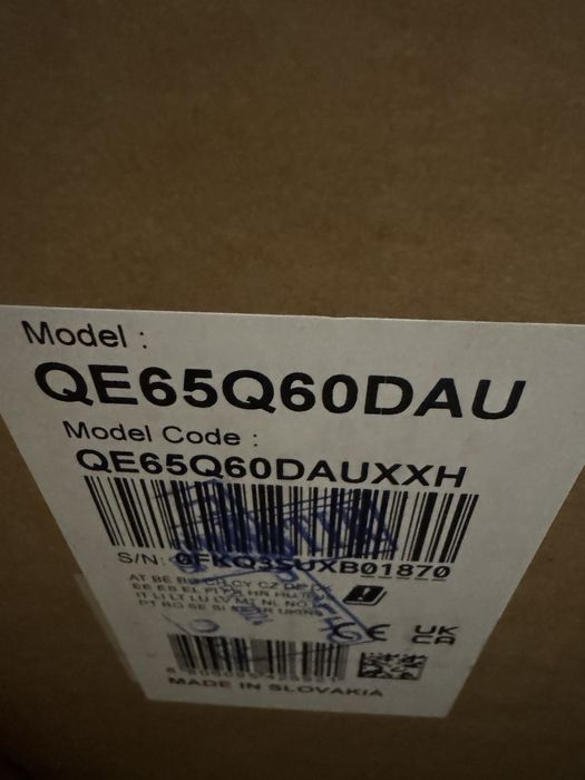 Телевізор Samsung 65q60d Qled Новий Гарантія 1 Рік